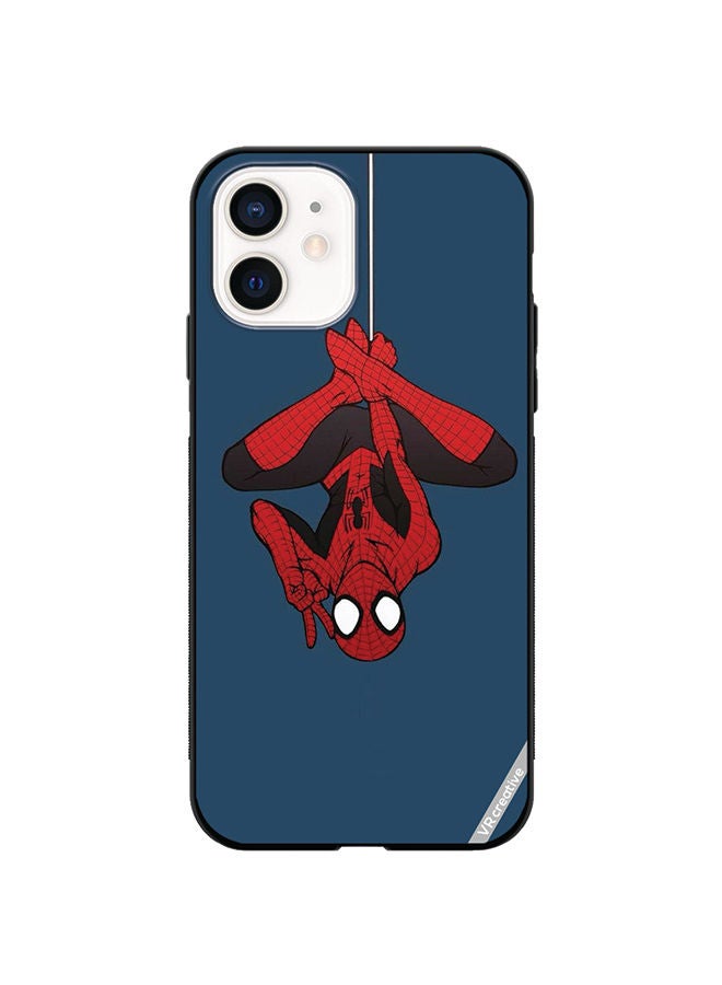 VR CREATIVE Protective Case Cover For Apple iPhone 12 mini Spiderman Design Multicolour