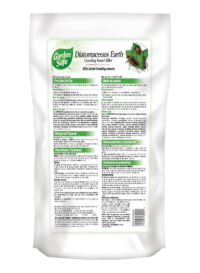 Garden Safe Brand Crawling Insect Killer Containing Diatomaceous Earth, 4 Pounds, Kills Cockroaches, Ants and Other Listed Crawling Insects by Contact, For Use Indoors & Outdoors - Image 2