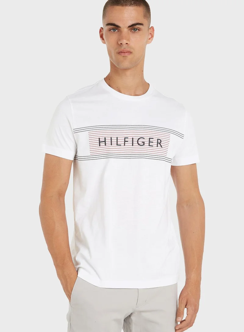 TOMMY HILFIGER Logo Crew Neck T-Shirt