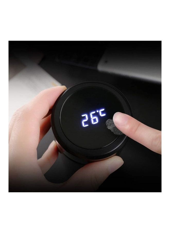Intelligent Temperature Display Vacuum Insulated Water Bottle Black