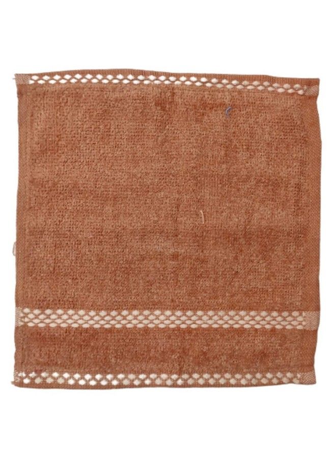 Oras Luxury Pack Of Cotton Pieces Face Towel ; Hanky ; Ultra Soft ; Extra Absorbent Size: 25' × 25' Cm. (Multicolour Set Of 6) - Image 3