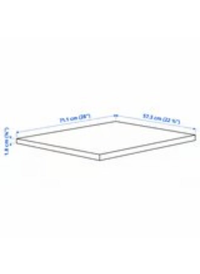 KOMPLEMENT Shelf grey beige 75x58 cm - Image 3