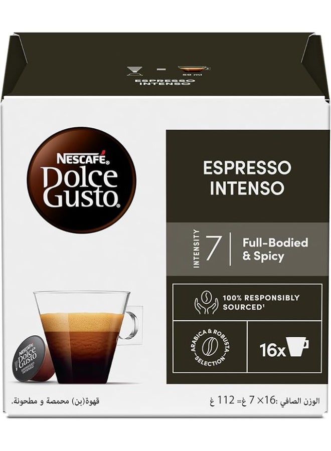 دولسي قوستو كبسولات قهوة نسكافيه دولتشي غوستو إسبريسو إنتنسو - 16 كبسولة - Image 1