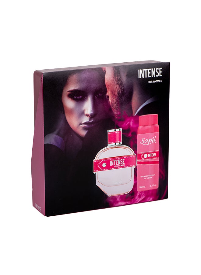 sapil عطر انتينس للنساء EDP 100ml+150ml Deodorant Gift Set - Image 3