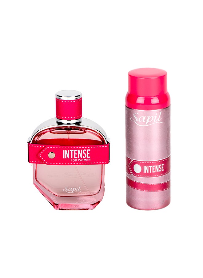 sapil عطر انتينس للنساء EDP 100ml+150ml Deodorant Gift Set - Image 2