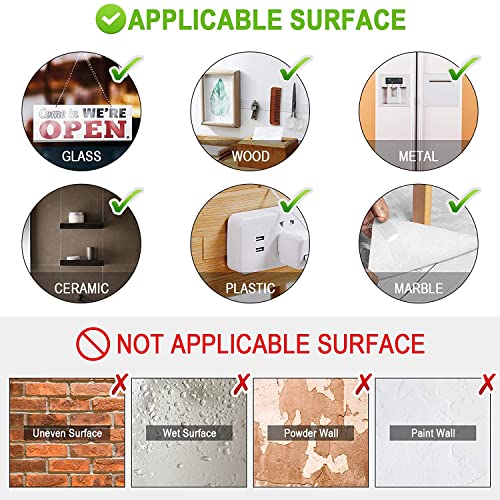 Oddy Washable Double Sided Grip Tape 3 Meter| Heavy Duty, Transparent, Mounting Strong Adhesive, Traceless| Ideal for Walls, Posters, Carpets, Photo Frames, Kitchen, Office, Car Decor - Image 4
