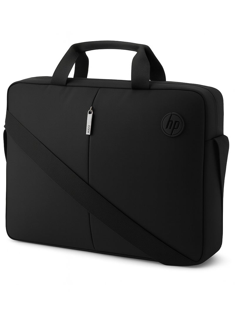 HP شنطة لاب توب حجم مناسب مبطنة مريحة لليد والكتف خامة عالية الجودة - قماش - اسود - Image 1