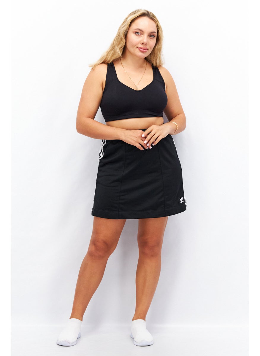 adidas Originals Women Sportswear Fit Brand Logo Training Skirt, Black/White  - Image 4