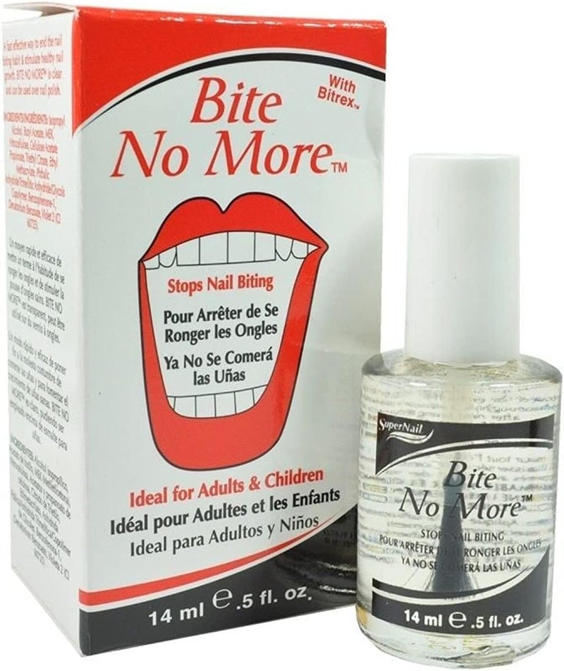 SuperNail سوبرنايل بايت نو مور طلاء أظافر لمنع قضم الأظافر - 0.5 أونصة سائلة (14 مل) - Image 1