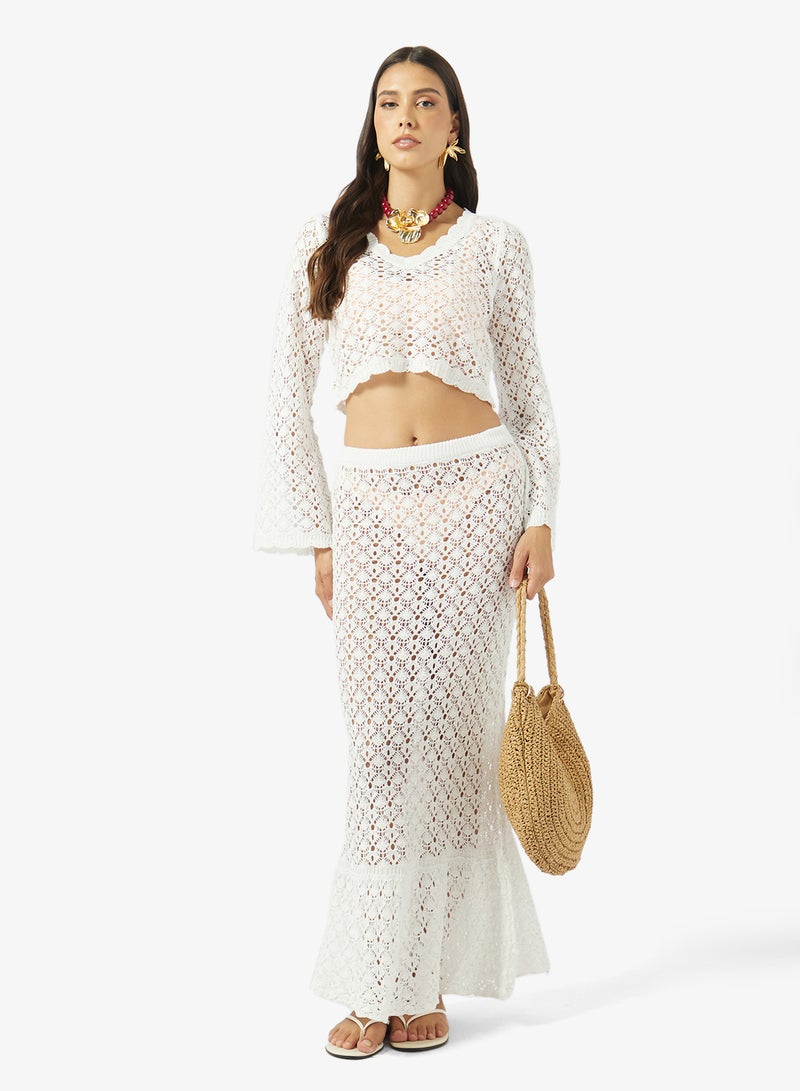 Soleira Crochet Top & Skirt Set - Image 5