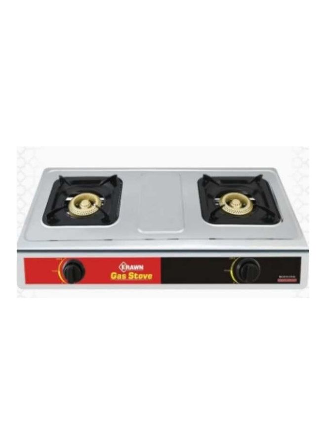 2 Burner Gas Stove Kw-4347 45012 Silver