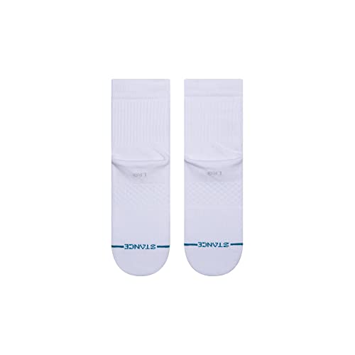 Stance Icon Quarter Socks (Large, White) - Image 3