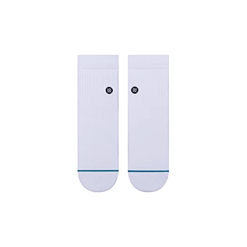 Stance Icon Quarter Socks (Large, White) - Image 2