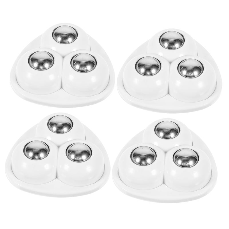 4Pcs Heavy Duty Self Adhesive Caster Wheels For Office Chairs Kitchen Appliances Storage Boxes - Image 1