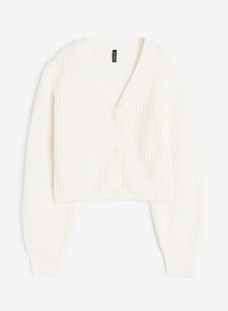 H&M Balloon Sleeve Knitted Cardigan