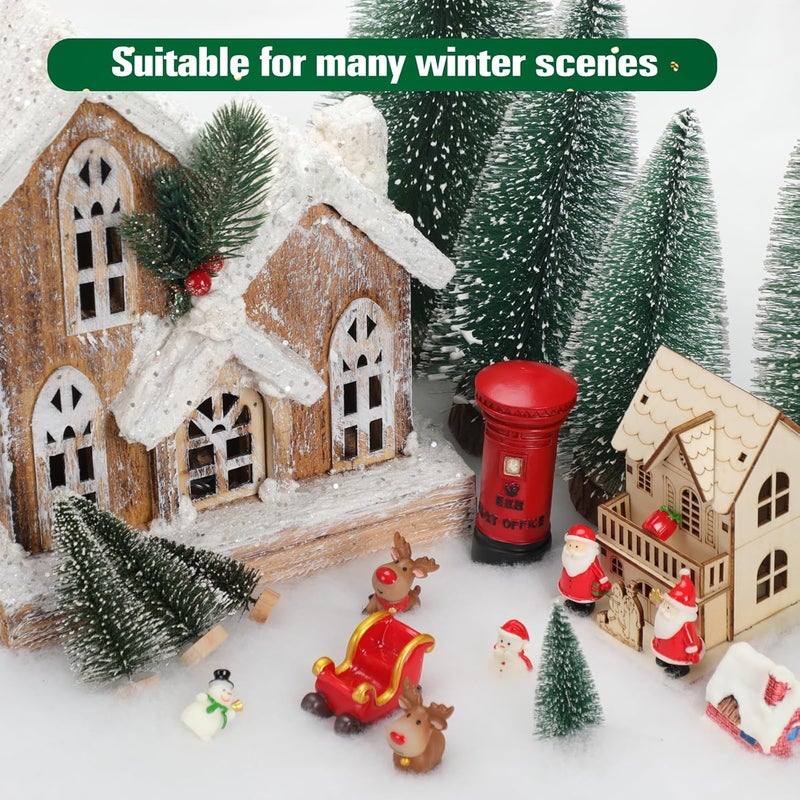 Jevrench Fluffy Christmas Blanket, Realistic Artificial Snow for Decor. Perfect for Christmas Village Displays and Winter Scenes. Enjoy Winter Magic with This Thick Snow Blanket (1pcs) - Image 5