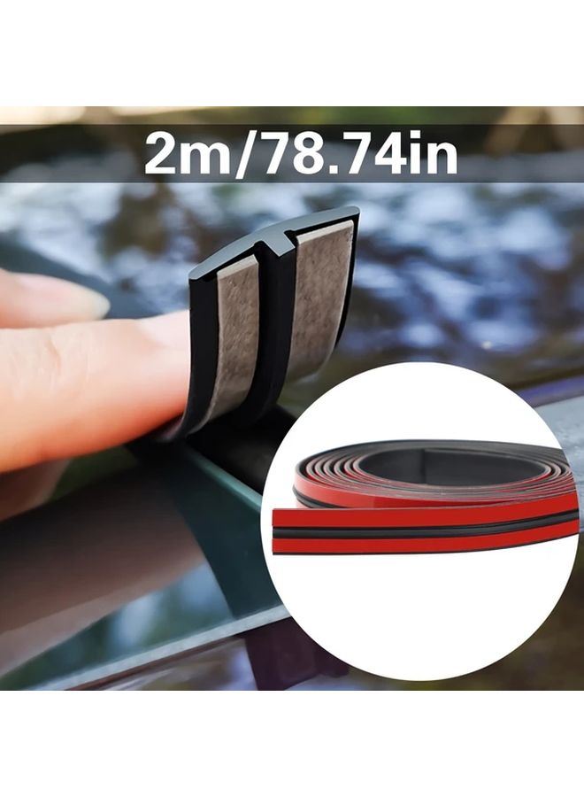 30mm 78 74 Inch Soundproof Car Windshield Seal Strip Waterproof Dust Proof Weatherstrip - Image 2