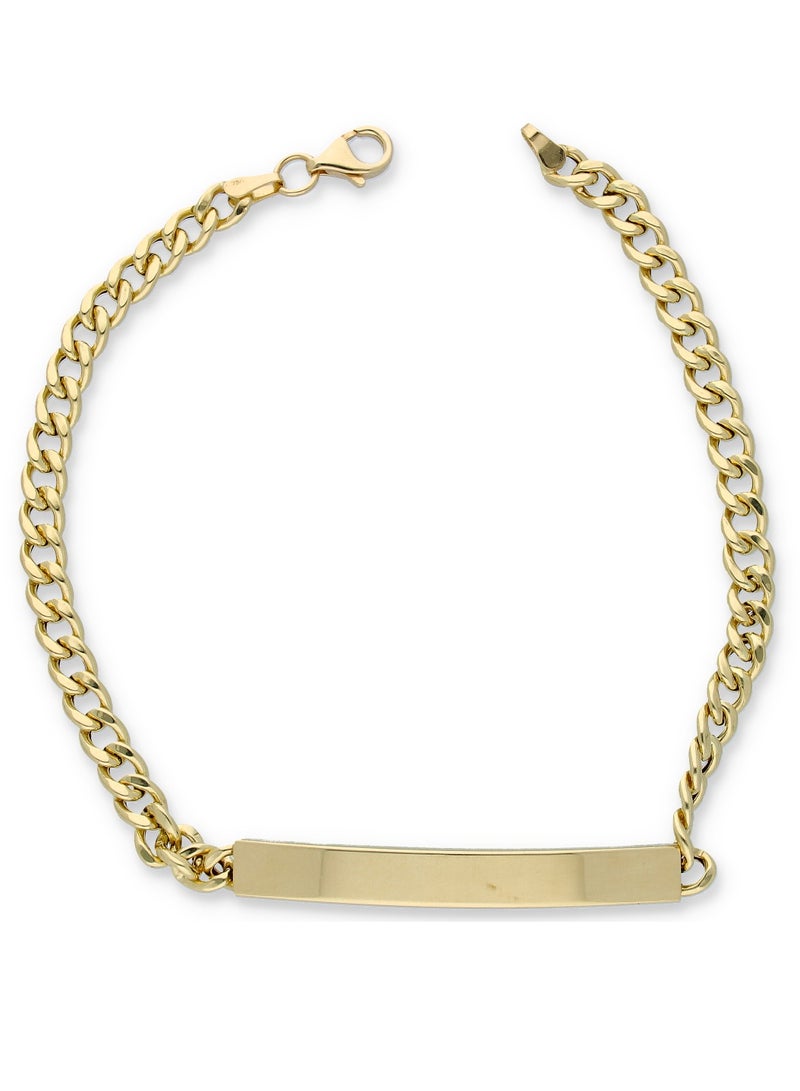 FK Jewellers Gold Curb Bracelet 18KT  - Image 1