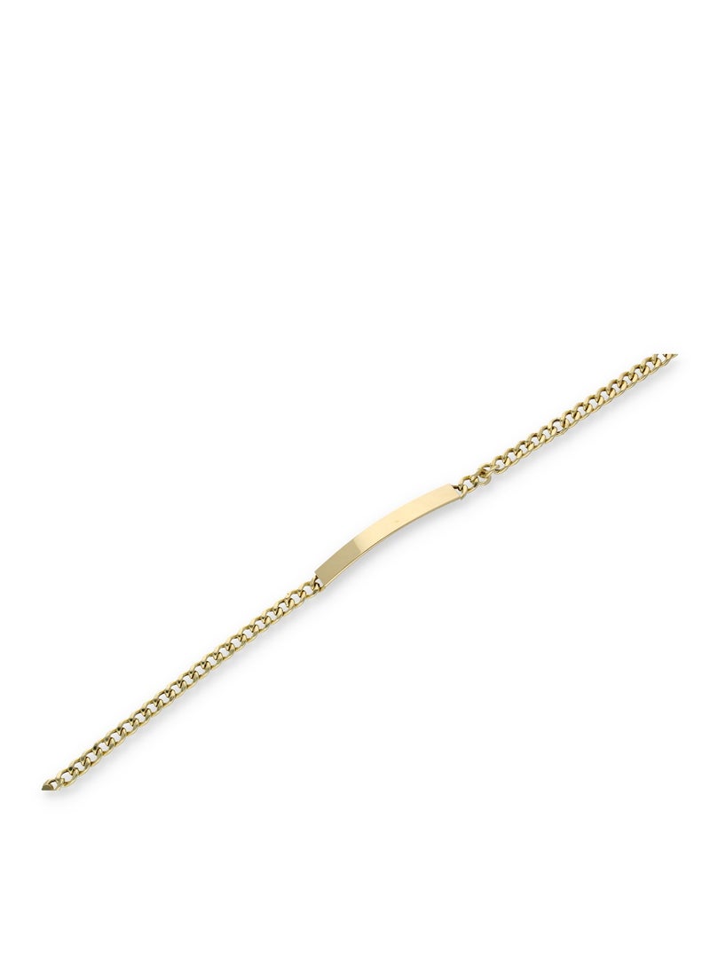FK Jewellers Gold Curb Bracelet 18KT  - Image 2