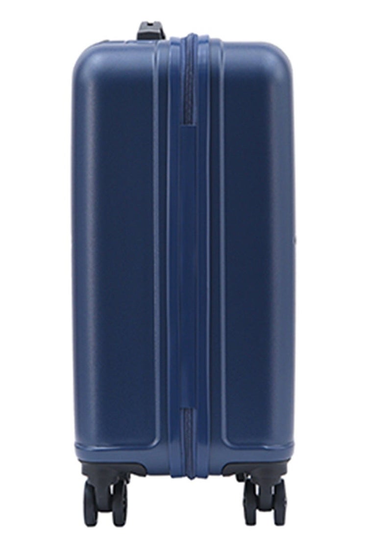 AMERICAN TOURISTER Skytrac DW V2 Suitcase, Cabin Size 55 cm / 20 inch, 4 Spinner Wheels, Hard Top, Polypropylene, Navy Blue|TSA Combination Lock|Scratch & Impact Resistant Material - 3 Years Global Warranty - Image 3