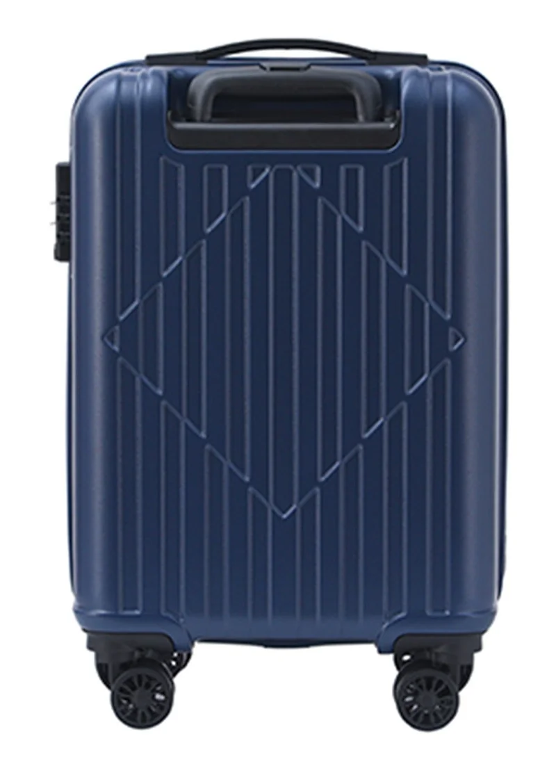 American Tourister  Skytrac DW V2 Suitcase, Cabin Size 55 cm / 20 inch, 4 Spinner Wheels, Hard Top, Polypropylene, Navy Blue|TSA Combination Lock|Scratch & Impact Resistant Material - 3 Years Global Warranty  | Best Price UAE