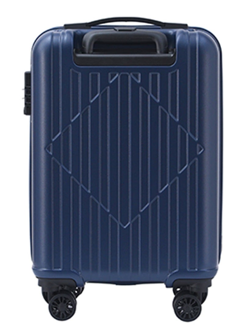 AMERICAN TOURISTER Skytrac DW V2 Suitcase, Cabin Size 55 cm / 20 inch, 4 Spinner Wheels, Hard Top, Polypropylene, Navy Blue|TSA Combination Lock|Scratch & Impact Resistant Material - 3 Years Global Warranty - Image 4