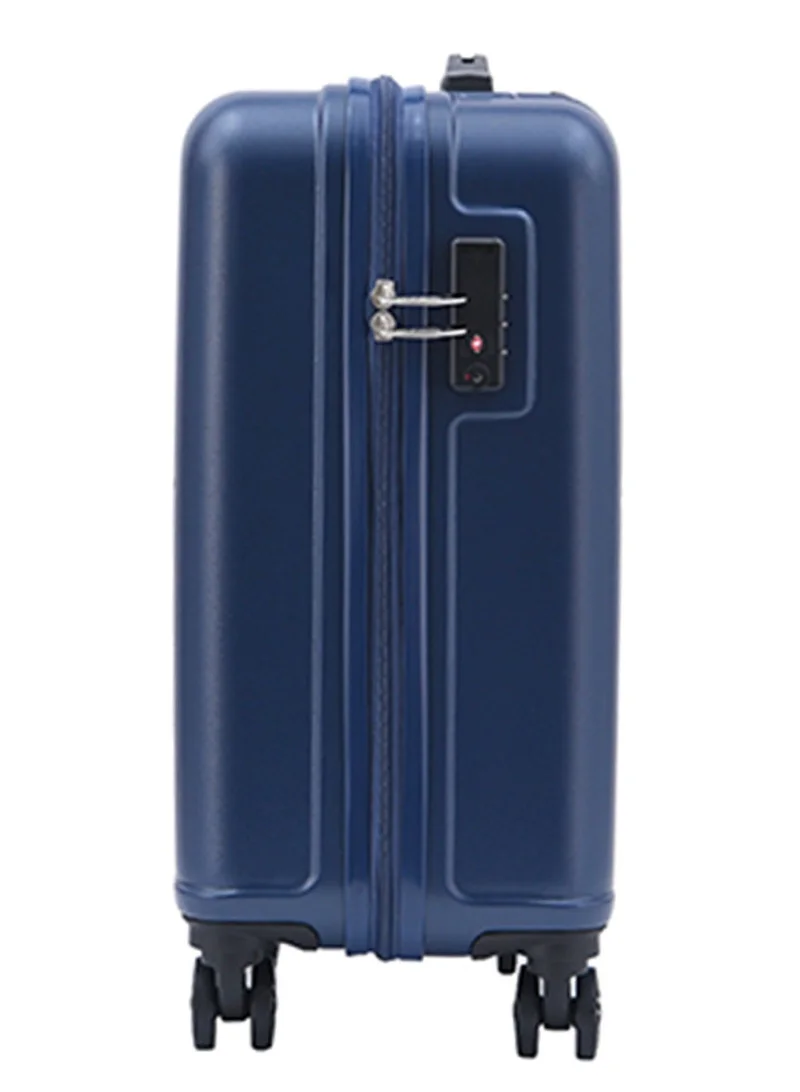 American Tourister  Skytrac DW V2 Suitcase, Cabin Size 55 cm / 20 inch, 4 Spinner Wheels, Hard Top, Polypropylene, Navy Blue|TSA Combination Lock|Scratch & Impact Resistant Material - 3 Years Global Warranty  | Best Price UAE