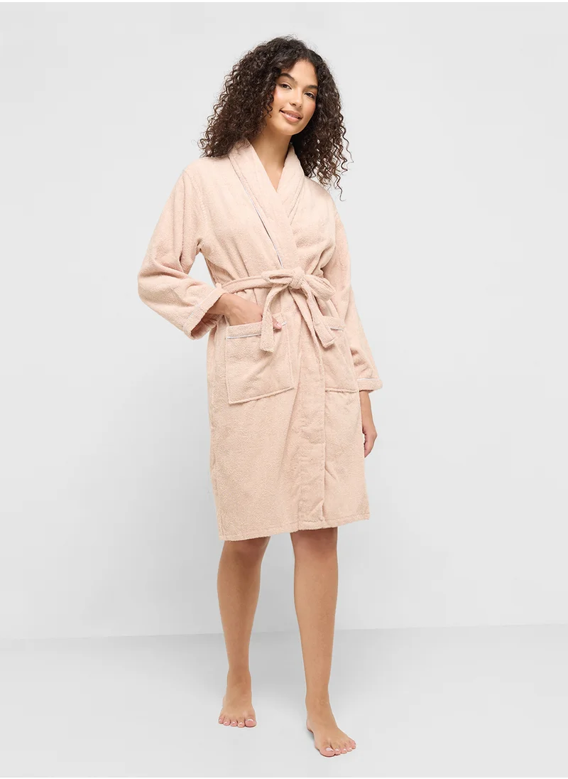 Ginger Plush Terry Bath Robe