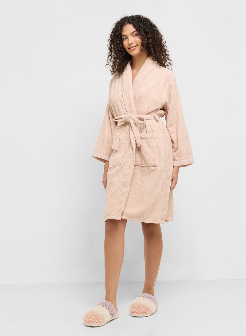 Ginger Plush Terry Bath Robe  - Image 4