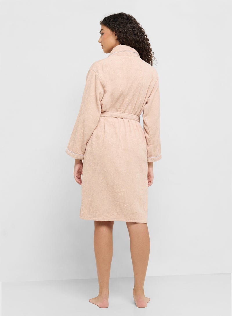 Ginger Plush Terry Bath Robe  - Image 2