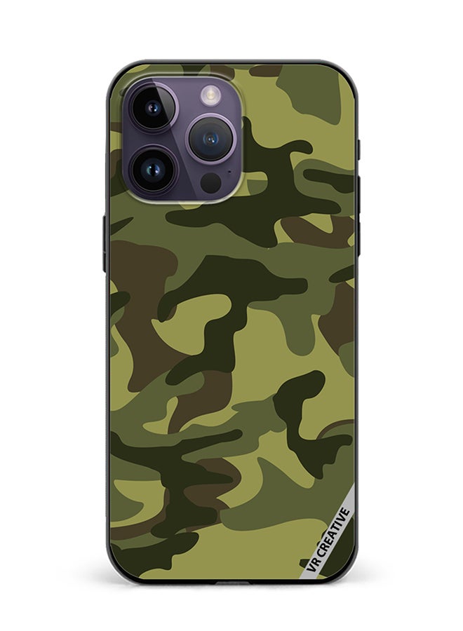 VR CREATIVE Protective Case Cover For Apple iPhone 15 Pro Military Texture Design Multicolour - Image 1