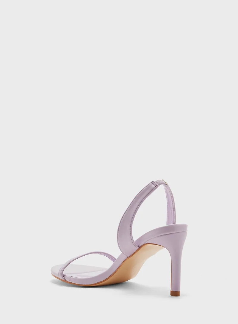 ايلا Round Toe Ankle Strap Sandal