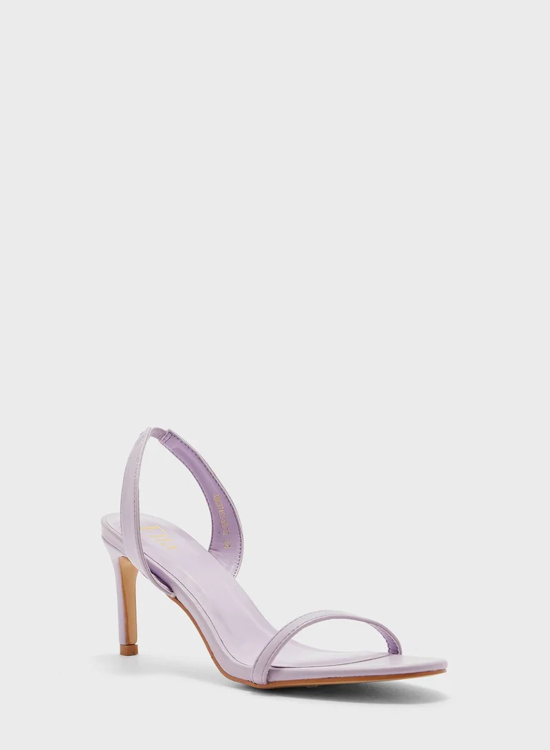 ايلا Round Toe Ankle Strap Sandal