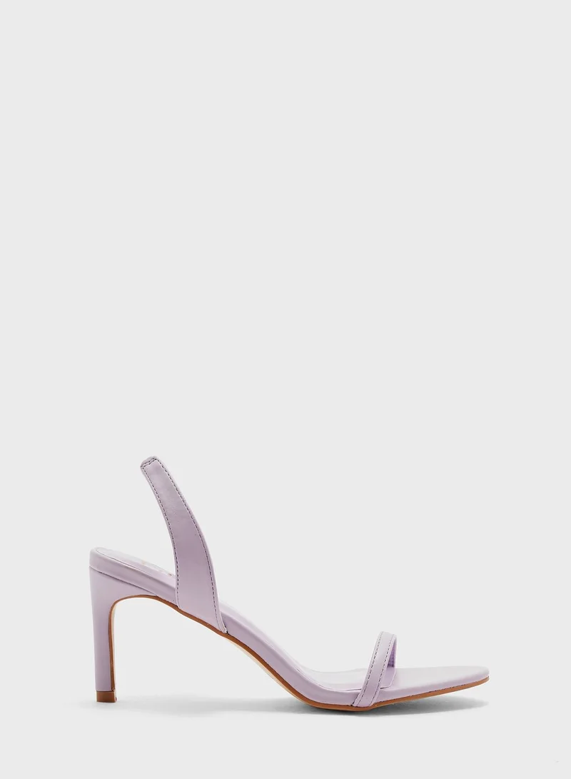ايلا Round Toe Ankle Strap Sandal