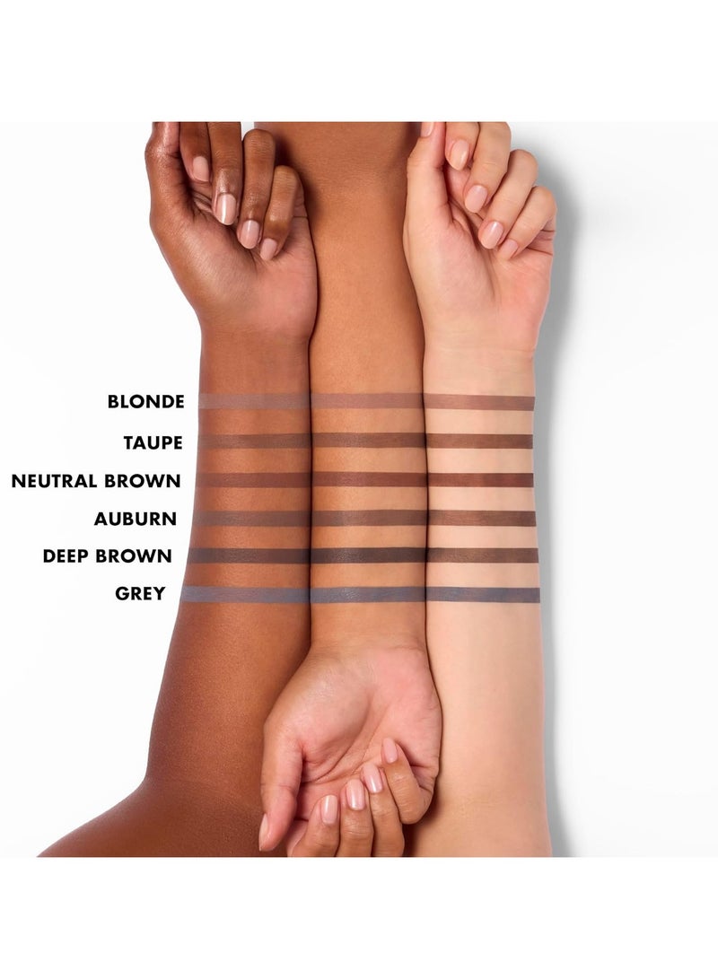 elf instant lift waterproof brow pencil long lasting smudge proof defines shapes fills brows Auburn - Image 3