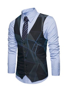 KUYING New Fashionable Personalized Printed Men's Suit Vest  - Image 1