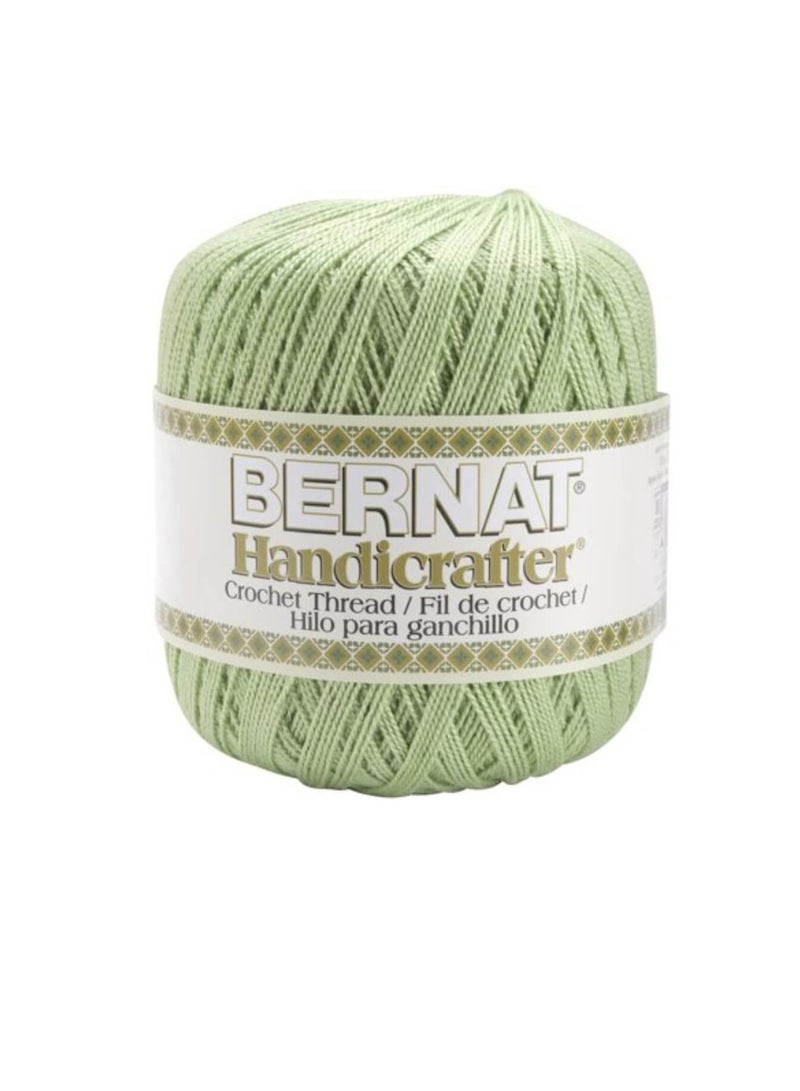 Bernat Handicrafter Crochet Thread Size 5 Solid Fresh Fern - Image 3