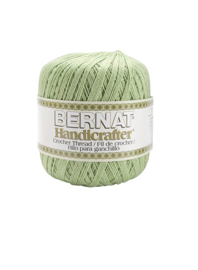 Bernat Handicrafter Crochet Thread Size 5 Solid Fresh Fern - Image 1