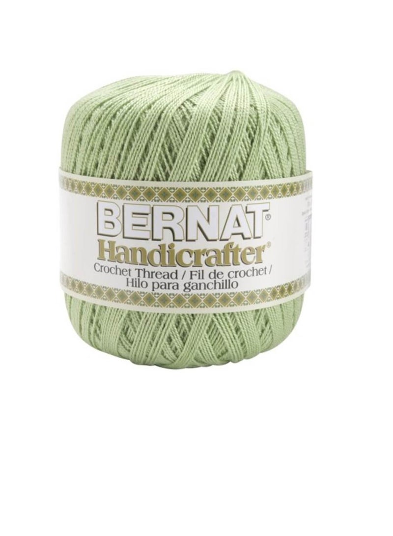 Bernat Handicrafter Crochet Thread Size 5 Solid Fresh Fern - Image 2
