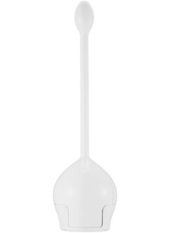 Primanova Lotus E61 Rustproof Toilet Brush With Auto Close Canister Discreet Holder -White  - Image 3