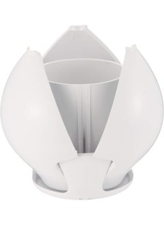 Primanova Lotus E61 Rustproof Toilet Brush With Auto Close Canister Discreet Holder -White  - Image 4