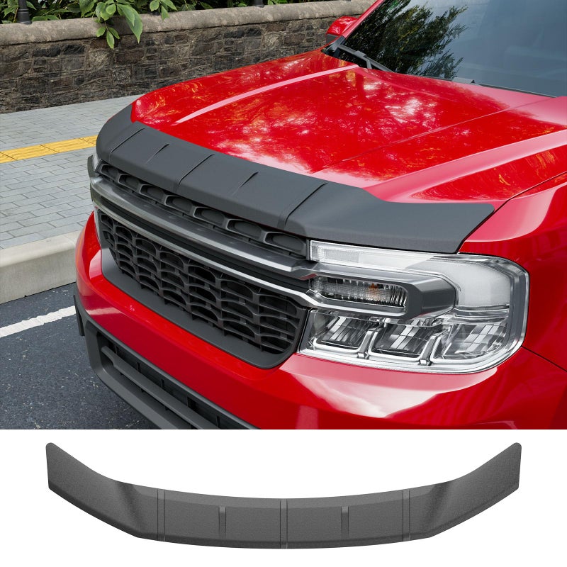 xipoqix Hood Deflector Compatible with 20222026 Ford Maverick Hood Protector Shield Upgraded TPE Replacement for 20222026 Ford Maverick Accessories - Image 2