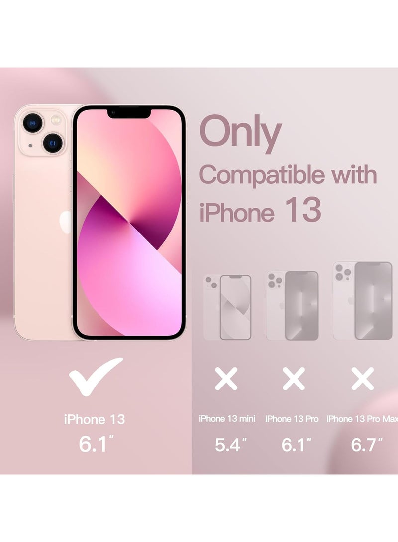 ACLIX Silicone Case Compatible with iPhone 13-14, Slim Liquid Silicone, Layers of Soft Gel Rubber Shockproof, Protective Phone Case Cover with TPU Lining (Pink) - Image 2