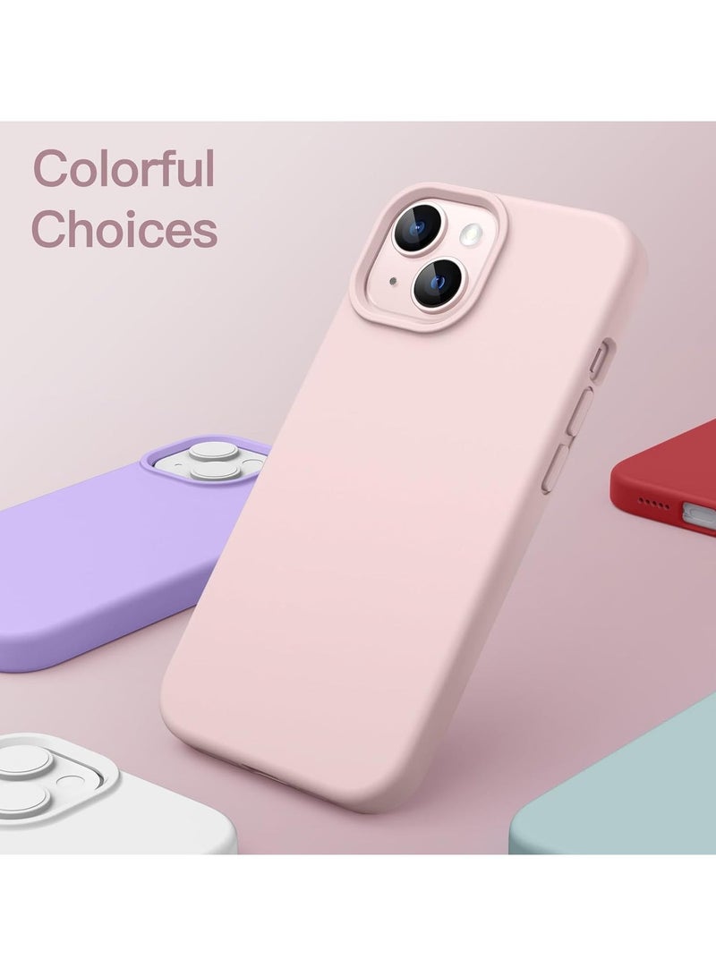 ACLIX Premium Liquid Silicone Case for iPhone 13 and iPhone 14 Slim Fit, Soft Touch with Microfiber Lining & Enhanced Camera Protection - Durable & Anti-Fingerprint | Pink - Image 5