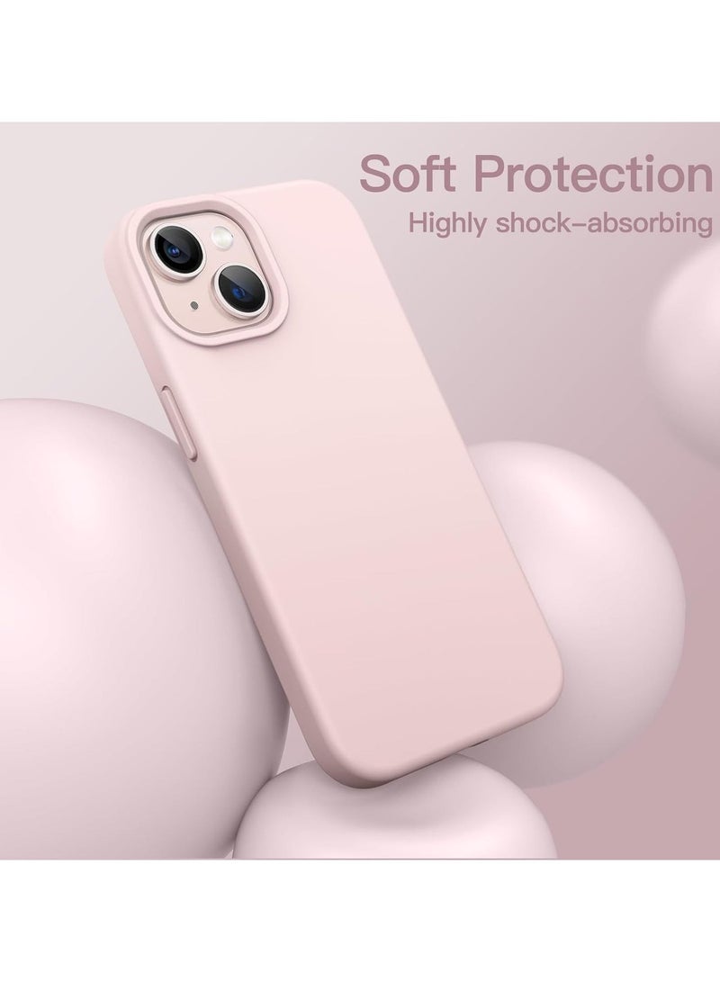 ACLIX Premium Liquid Silicone Case for iPhone 13 and iPhone 14 Slim Fit, Soft Touch with Microfiber Lining & Enhanced Camera Protection - Durable & Anti-Fingerprint | Pink - Image 4
