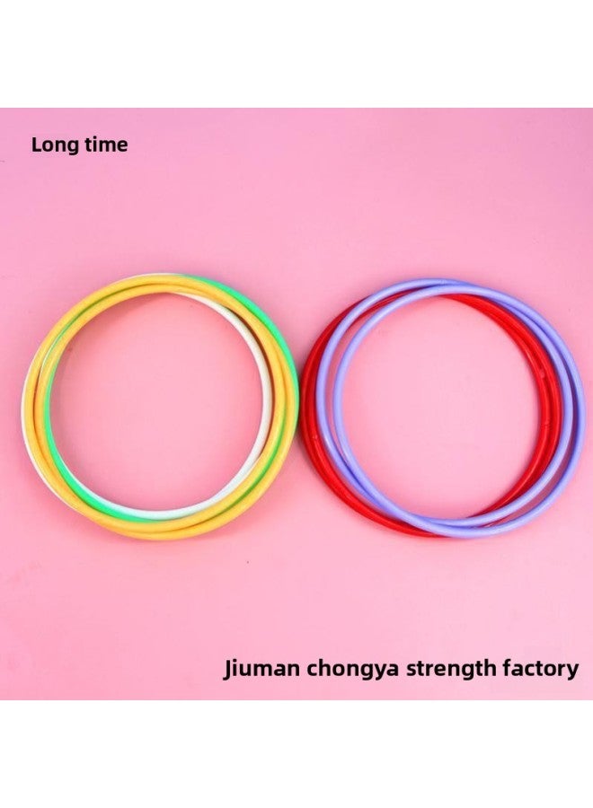 Ferrule Stall Suit Competition Children Plastic Stall Toys Children's Parent-Child Resort Interactive Annual Meeting-Color:20 Eighteencm Throwing Hoops  - Image 4
