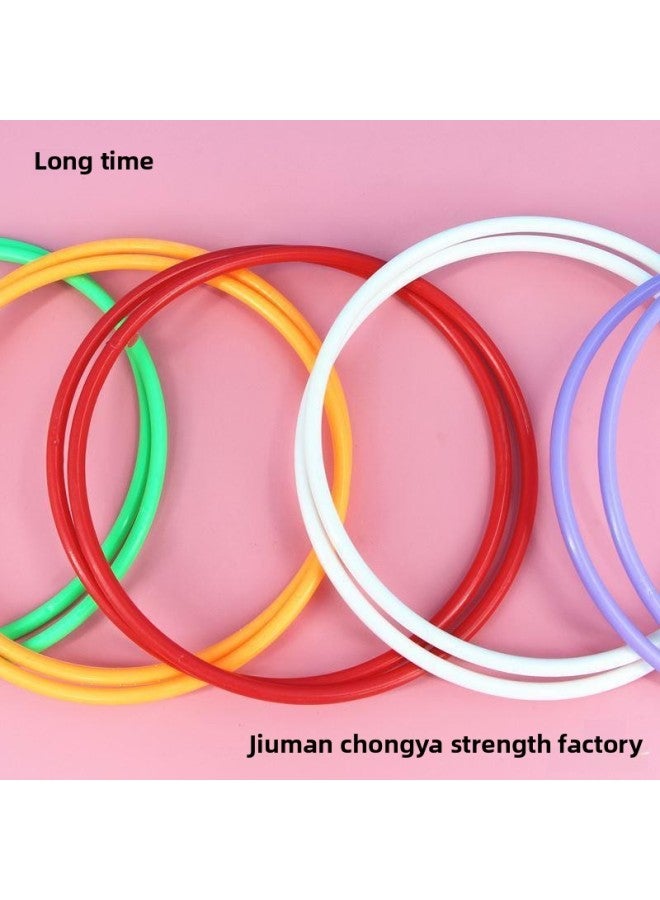 Ferrule Stall Suit Competition Children Plastic Stall Toys Children's Parent-Child Resort Interactive Annual Meeting-Color:20 Eighteencm Throwing Hoops  - Image 3