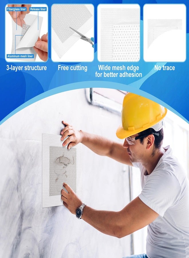LifeisLuck Drywall Repair Kit, Drywall Patch Repair Kit with 8.8OZ White Wall Repair Putty, Scraper Sandpapers Gloves for Heavy Duty Plaster Wall Repair, Easy to Fill Holes in Home Wall & Quick Repair Crack - Image 2