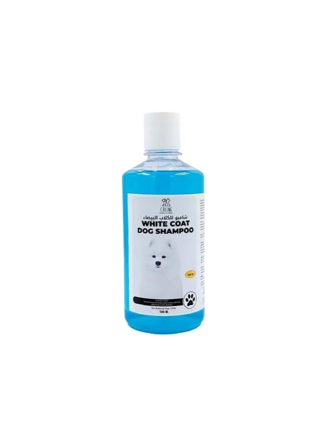 White Coat Dog Shampoo - Brightening Formula, 500ml, White