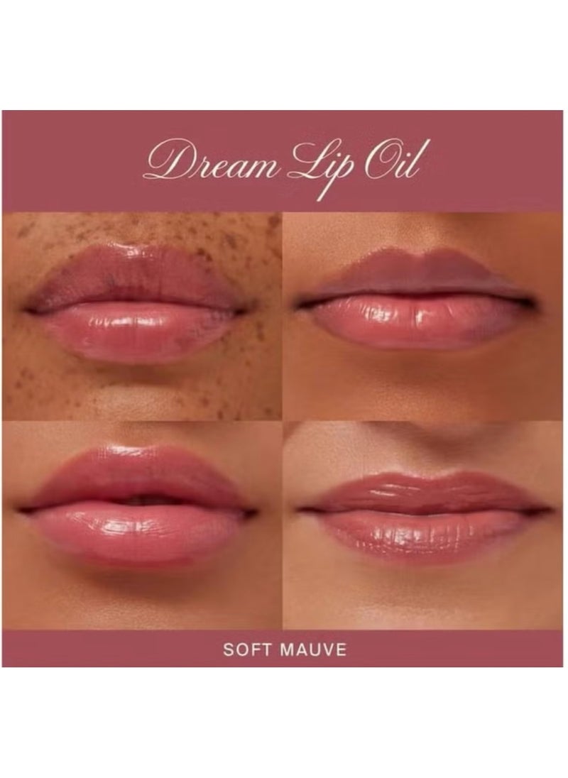 Dream Lip Oil for Moisturizing Sheer Coverage, High-Shine Tint, and Deep Hydration - Soft Mauve (4.5ml)